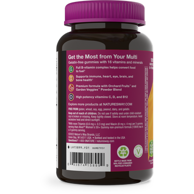 Natures Way , Alive! Women's 50+ Gummy Multi - 75 Ct