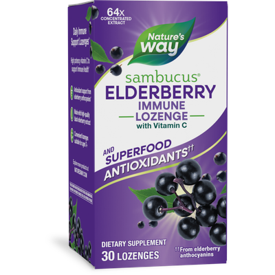 Natures Way , Sambucus Lozenges - 30 Ct Natures Way , Sambucus Lozenges - 30 Ct