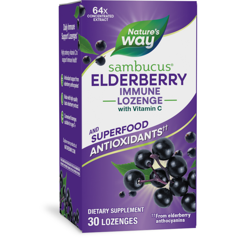 Nature's Way, Sambucus Lozenges - 30 Ct Nature's Way, Sambucus Lozenges - 30 Ct