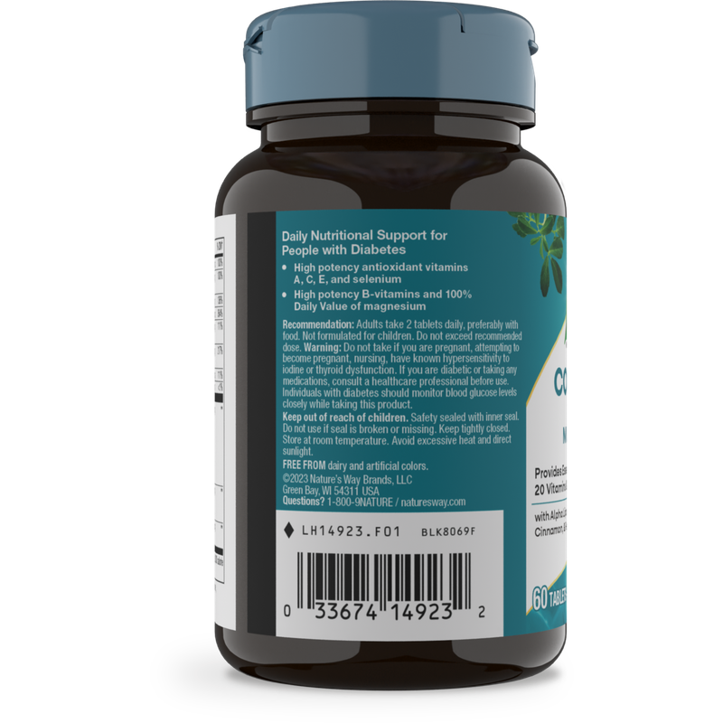 Natures Way , Completia  Diabetic Multi-Vitamin (Iron Free)