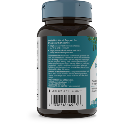 Natures Way , Completia Diabetic Multi-Vitamin (Iron Free)