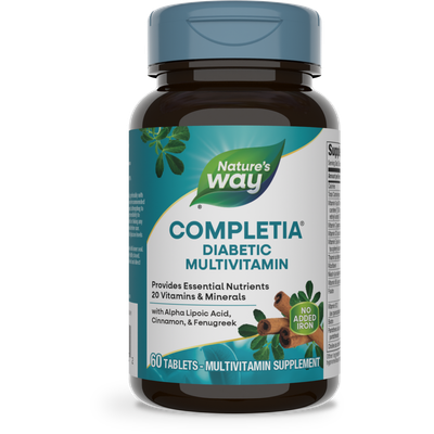 Natures Way , Completia Diabetic Multi-Vitamin (Iron Free) Natures Way , Completia Diabetic Multi-Vitamin (Iron Free)