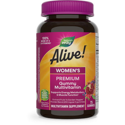 Natures Way , Alive! Women's Gummy Multi - 75 Ct Natures Way , Alive! Women's Gummy Multi - 75 Ct