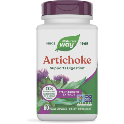 Natures Way , Artichoke - 60 Veg Capsules Natures Way , Artichoke - 60 Veg Capsules
