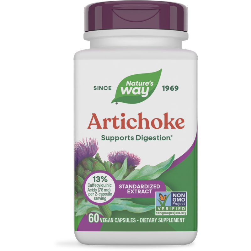 Natures Way , Artichoke - 60 Veg Capsules Natures Way , Artichoke - 60 Veg Capsules