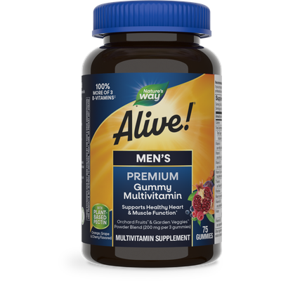Natures Way , Alive! Men's Gummy Multi - 75 Ct Natures Way , Alive! Men's Gummy Multi - 75 Ct
