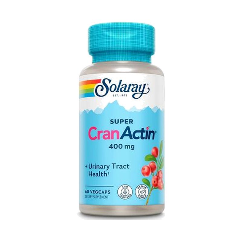 Solaray , Super Cranactin With Herbal Support Blend, 400 Mg Solaray , Super Cranactin With Herbal Support Blend, 400 Mg