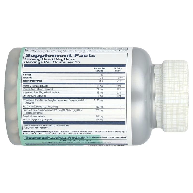 Solaray , Yeast - Cleanse 90Ct