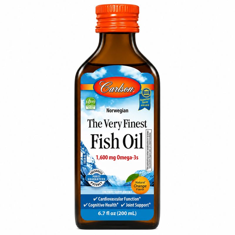 Carlson Laboratories , The Very Finest Fish Oil, Natural Orange