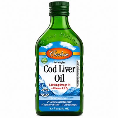Carlson Laboratories , Cod Liver Oil, Unflavored 8.4 fl.oz Carlson Laboratories , Cod Liver Oil, Unflavored 8.4 fl.oz