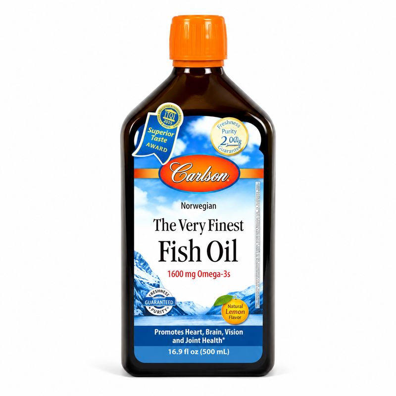 Carlson Laboratories , Norwegian, The Very Finest Fish Oil, Natural Orange , 1,600 Mg