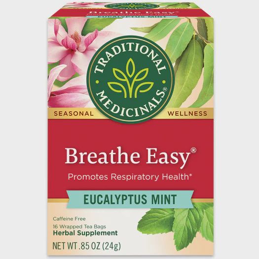 TRADITIONAL MEDICINALS , Breathe Easy Tea, BAG: 16 tea bags