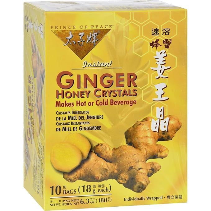 PRINCE OF PEACE , INSTANT TEA GINGER HONEY CRYSTALS