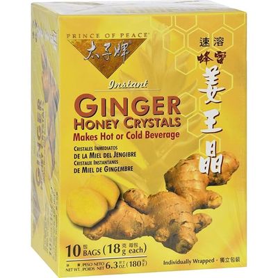PRINCE OF PEACE , INSTANT TEA GINGER HONEY CRYSTALS