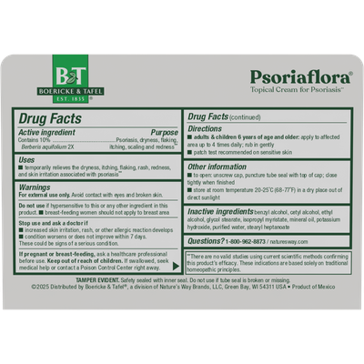 Natures Way , Psoriaflora  Topical Cream - 1 oz