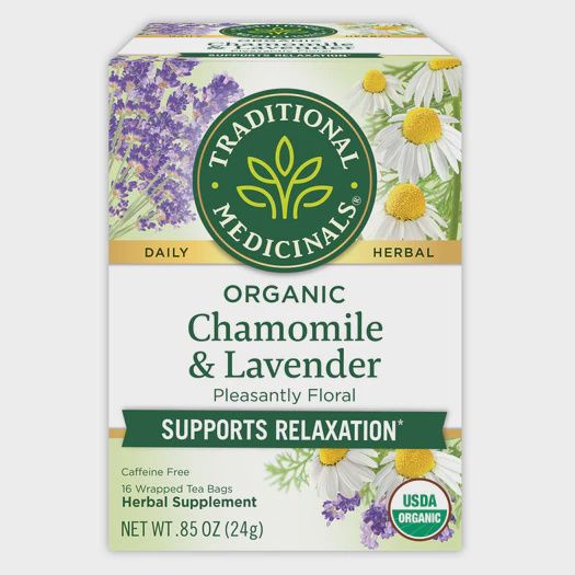 TRADITIONAL MEDICINALS , Chamomile & Lavender Tea, BAG: 16 tea bags