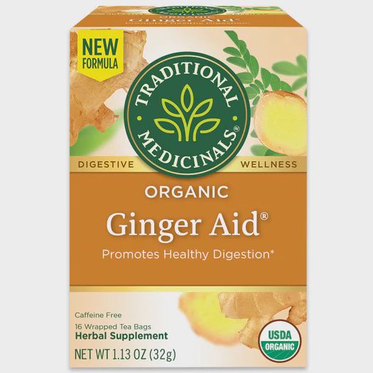 TRADITIONAL MEDICINALS , Ginger Aid Tea, BAG: 16 tea bags
