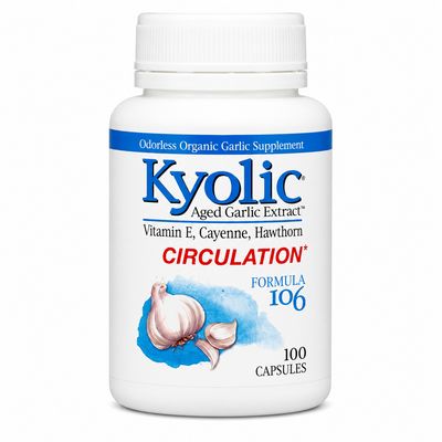 Kyolic , Kyolic Aged Garlic Extract Circulation Formula 106