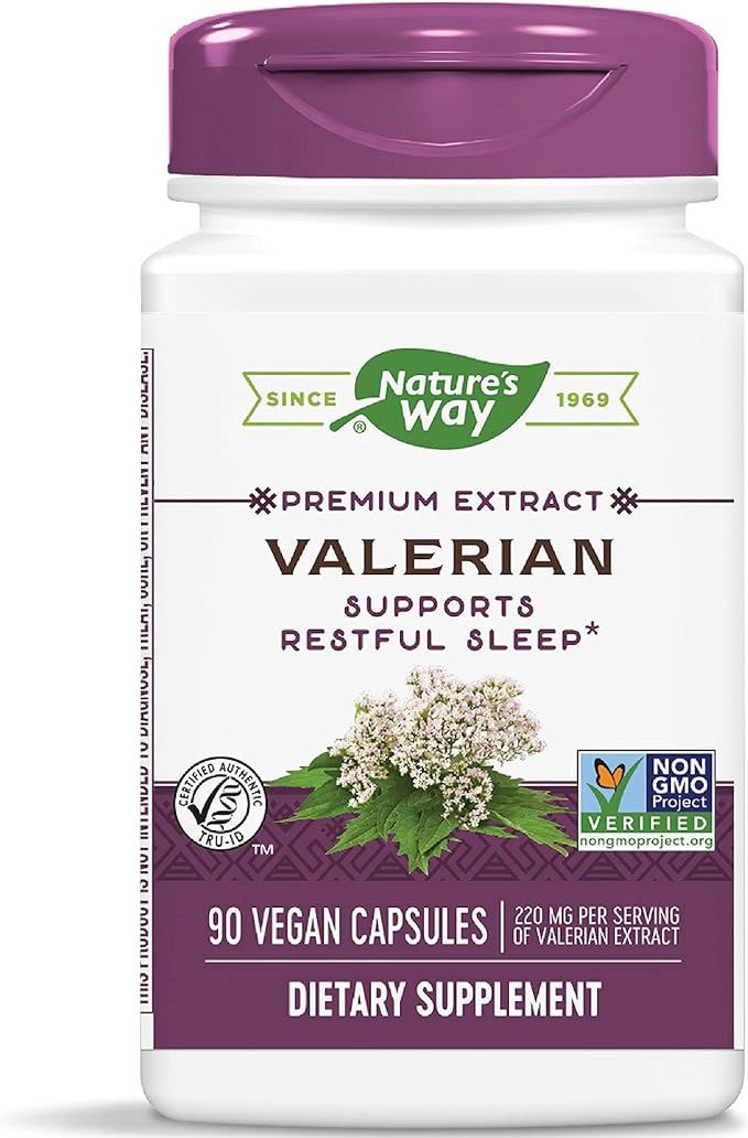 Nature’s Way Valerian Standardized 90 Veg Capsules