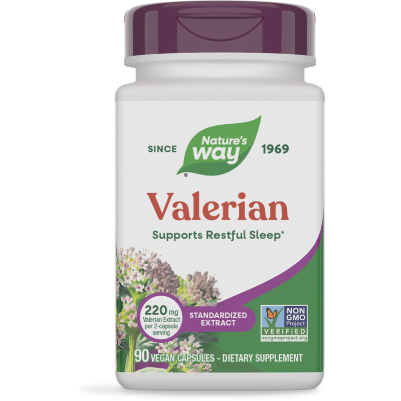 Nature’s Way Valerian Standardized 90 Veg Capsules Nature’s Way Valerian Standardized 90 Veg Capsules