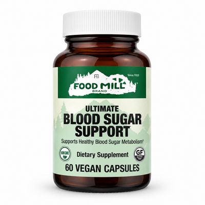 The Food Mill Ultimate Blood Sugar Support Vegetarian Capsules The Food Mill Ultimate Blood Sugar Support Vegetarian Capsules