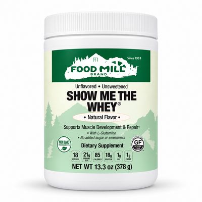 The Food Mill Show Me the Whey Powder - Natural Flavor The Food Mill Show Me the Whey Powder - Natural Flavor