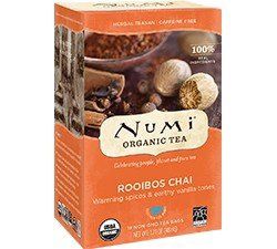 NUMI TEAS , Rooibos Chai, BAG: 18