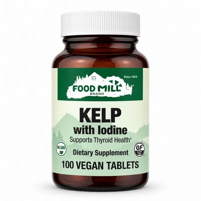 The Food Mill Kelp with Iodine Vegetarian Tablets The Food Mill Kelp with Iodine Vegetarian Tablets
