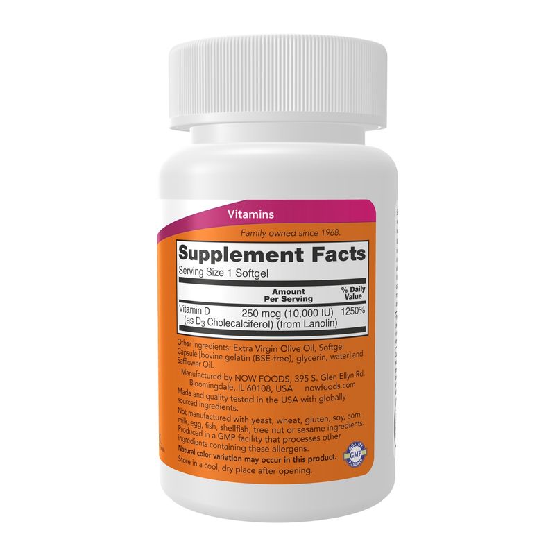 Now Supplements , Vitamin D-3 10,000 Iu