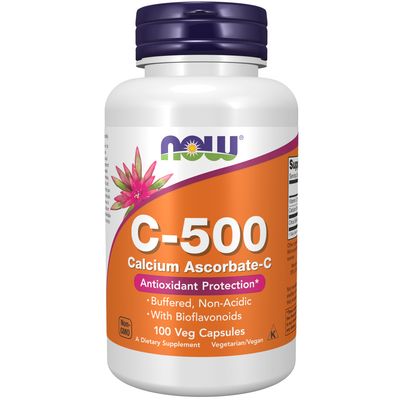 Now Supplements , Vitamin C-500 Calcium Ascorbate-C Now Supplements , Vitamin C-500 Calcium Ascorbate-C