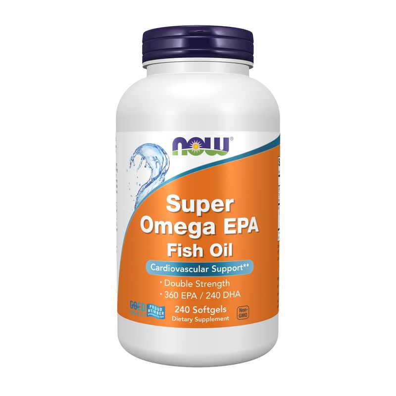 Now Supplements , Super Omega Epa Fish Oil, Double Strength - 240 Softgels Now Supplements , Super Omega Epa Fish Oil, Double Strength - 240 Softgels