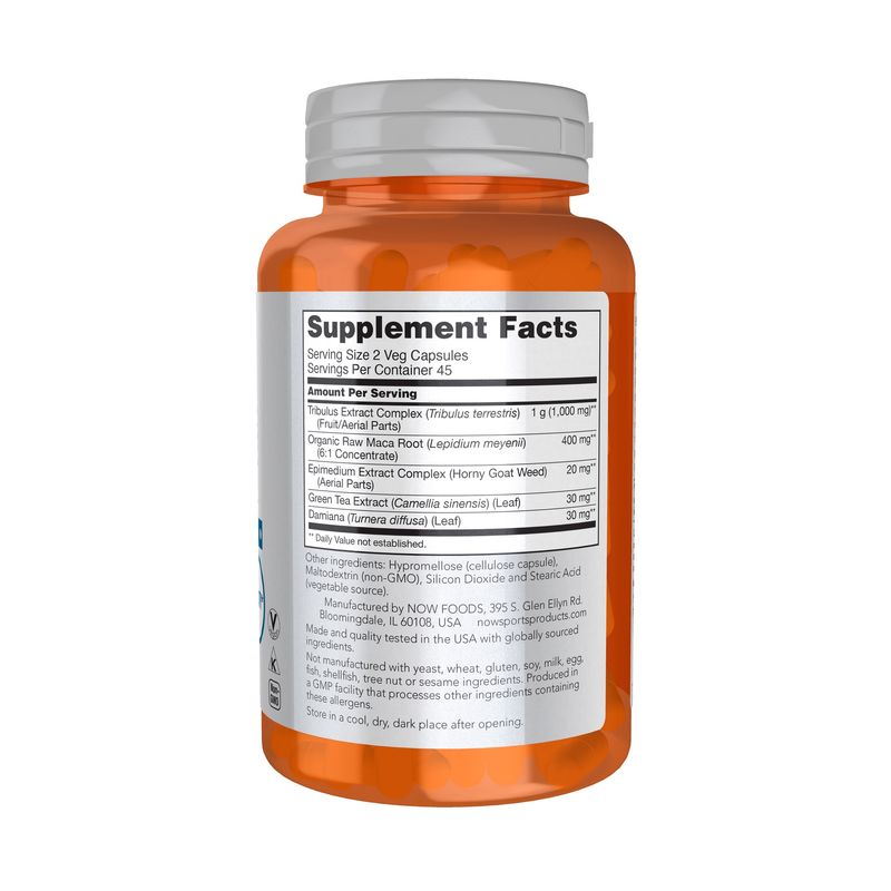 Now Sports , Tribulus Extreme - 90 Veg Capsules