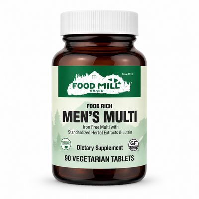 The Food Mill Food Rich Men's Multi Vegetarian Tablets The Food Mill Food Rich Men's Multi Vegetarian Tablets