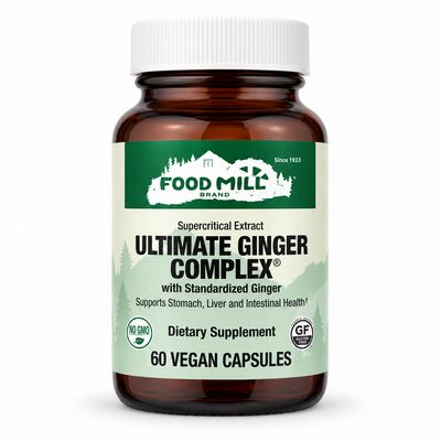 The Food Mill Ultimate Ginger Complex with Standardized Ginger Vegetarian Capsules, 60 Count The Food Mill Ultimate Ginger Complex with Standardized Ginger Vegetarian Capsules, 60 Count