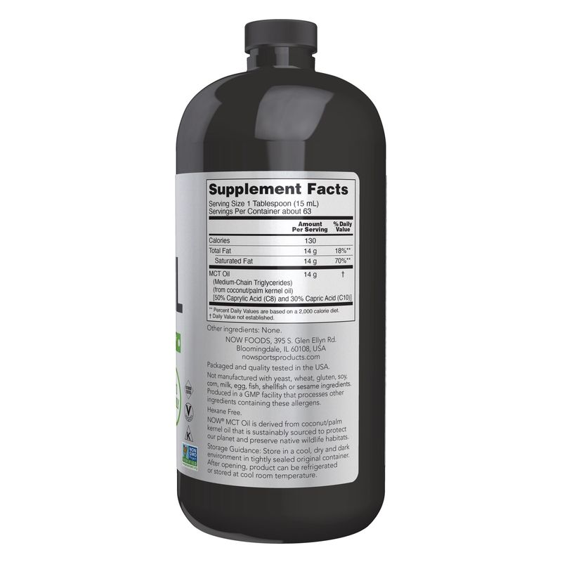 Now Sports , Mct Oil Liquid - 32 Fl. oz.