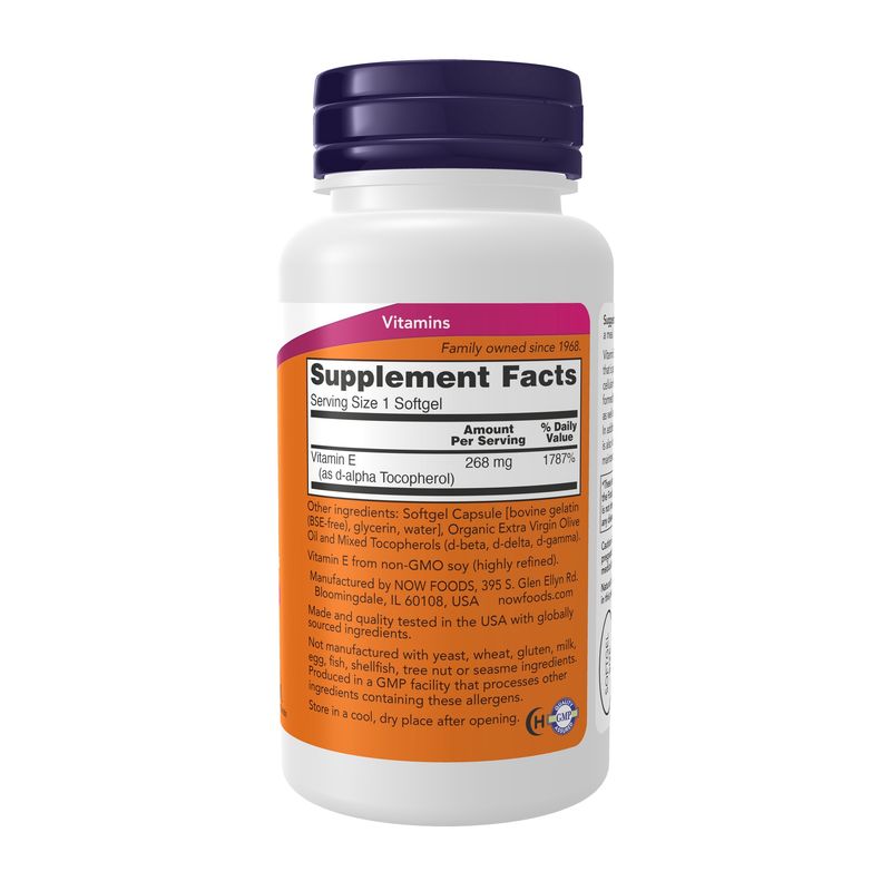 Now Supplements , Vitamin E-400 With Mixed Tocopherols