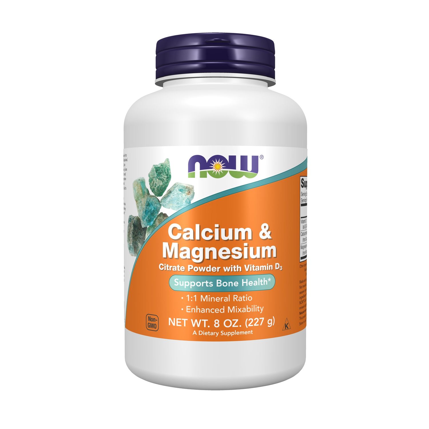 Now Supplements , Calcium & Magnesium Powder - 8 oz. Now Supplements , Calcium & Magnesium Powder - 8 oz.