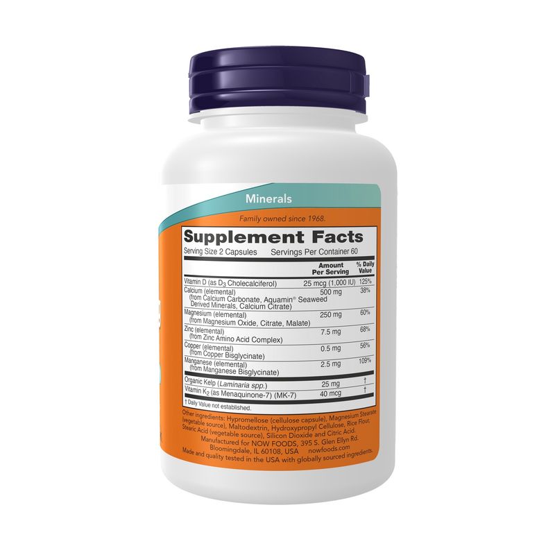 Now Supplements , Cal-Mag Caps - 120 Veg Capsules