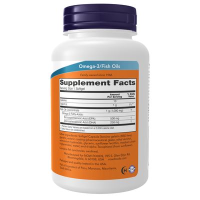 Now Supplements , Ultra Omega-3 (Bovine Gelatin) - Softgels