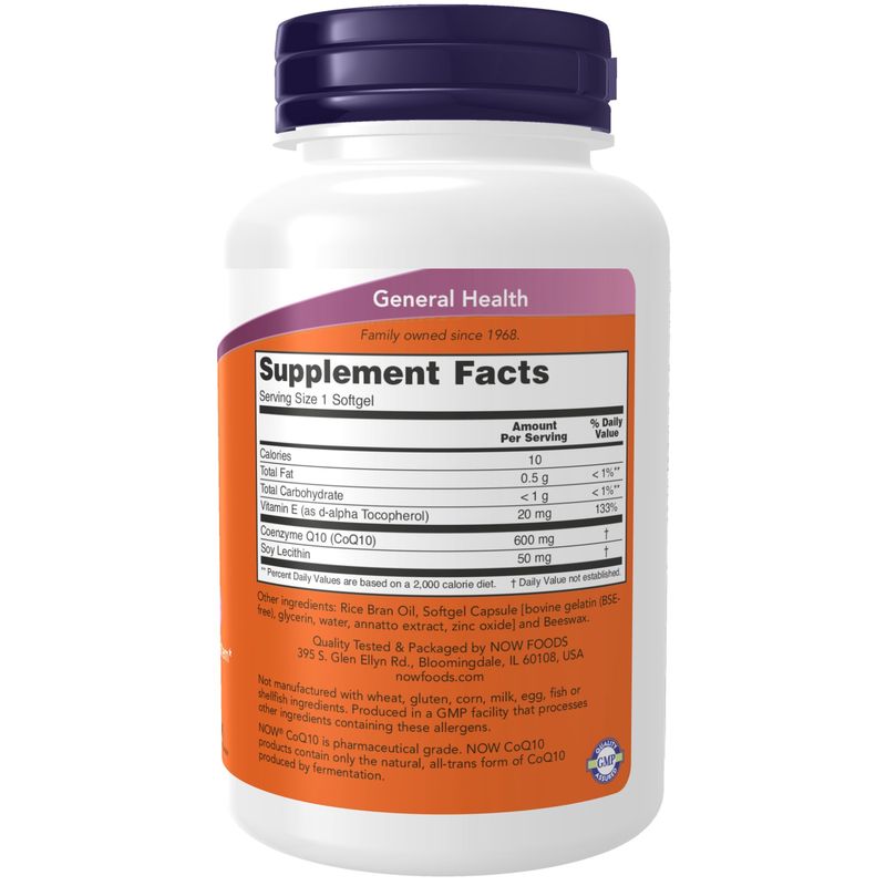 Now, Coq10 600mg 60 Softgels