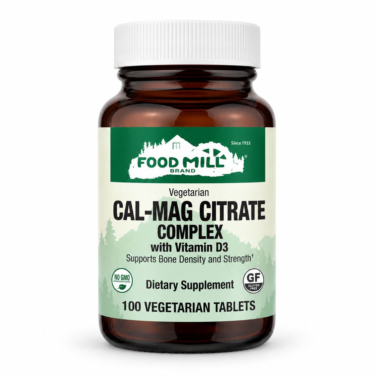 The Food Mill Cal-Mag Citrate Complex with Vitamin D3 Vegetarian Tablets The Food Mill Cal-Mag Citrate Complex with Vitamin D3 Vegetarian Tablets