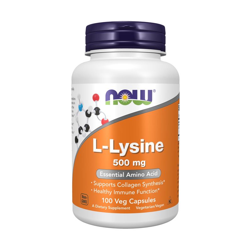 Now Supplements , L-Lysine 500 Mg - Veg Capsules Now Supplements , L-Lysine 500 Mg - Veg Capsules