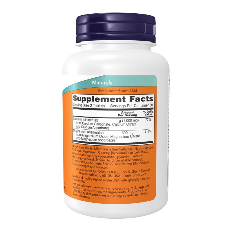 Now, Cal- Mag 500/250mg - Tabs