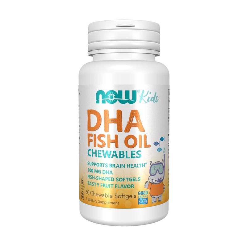 Now Kids , DHA Kids Chewable - 60 Softgels Now Kids , DHA Kids Chewable - 60 Softgels