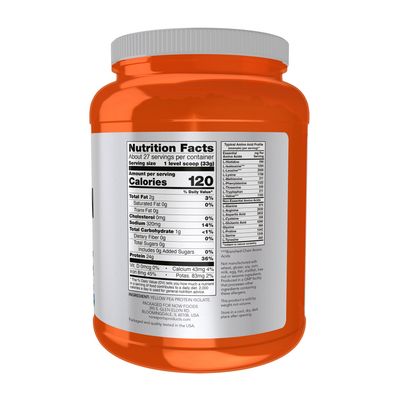 Now, Pea Protein Unflavored 2 Lb