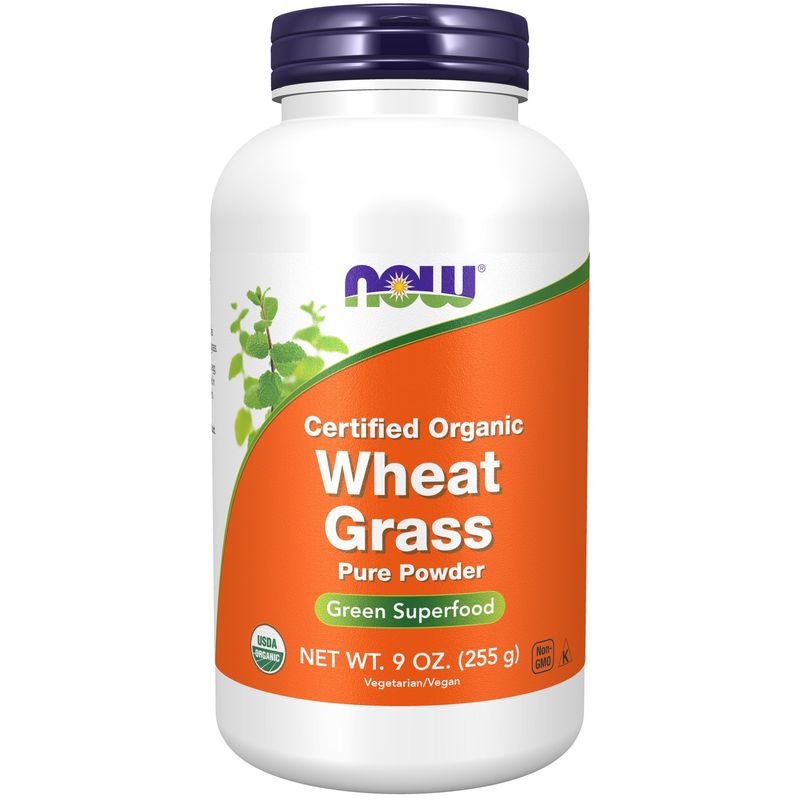 Now, Wheat Grass Powder Org 9oz Now, Wheat Grass Powder Org 9oz