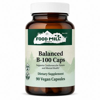 The Food Mill , Balanced B-100 Veg Caps The Food Mill , Balanced B-100 Veg Caps