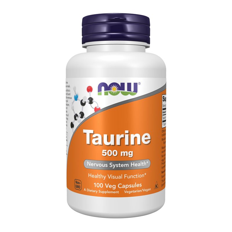 Now Supplements , Taurine 500 Mg - Veg Capsules Now Supplements , Taurine 500 Mg - Veg Capsules