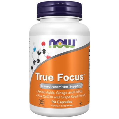 Now Supplements , True Focus - 90 Veg Capsules
