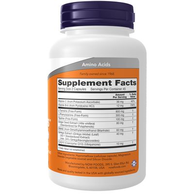 Now Supplements , True Focus - 90 Veg Capsules